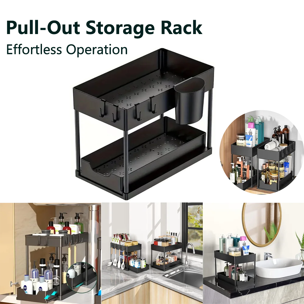 Multi-Functional Space Saver Storage Rack