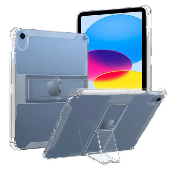 IPad Pro 11 Protective Case: Fall-Proof, Transparent, with Pen Slot, Suitable for iPad 10.2, 10.9, Mini 6, featuring a Bracket Shell for Tablet, Crafted from Soft TPU Material