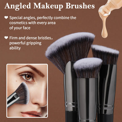 Velora Beauty 25pcs Makeup Brush Gift Set Foundation Eyeshadow Contour Concealer Kit