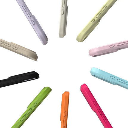 SilkCore MagSafe Silicone Case for iPhone 17 Pro Max/17 Pro/17 Air/17/16 Solid Color Wireless Charge Cover