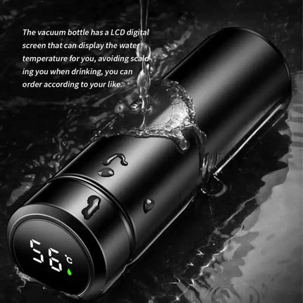 Smart LED Temperature Display Stainless Steel Thermos Bottle 500ml