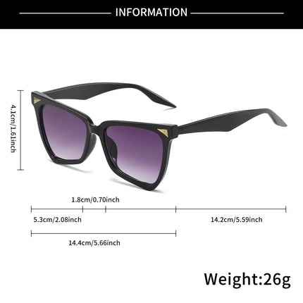 Retro Y2K Frame Sunglasses with UV Protection