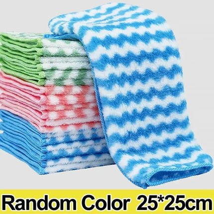 UltraWeave Kitchen Cloth Set 5/10/20pcs Microfiber Absorbent Cleaning Towel Light Gray