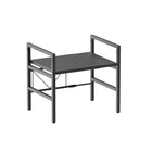 2-Tier Microwave Rack Expandable Kitchen Counter Organizer with Hooks Storage Shelf