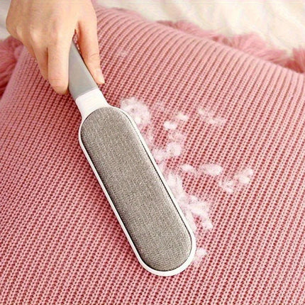 FurSweep Dual Action Pet Hair Remover Electrostatic Lint Brush for Fabric Sofa Carpet Clothes