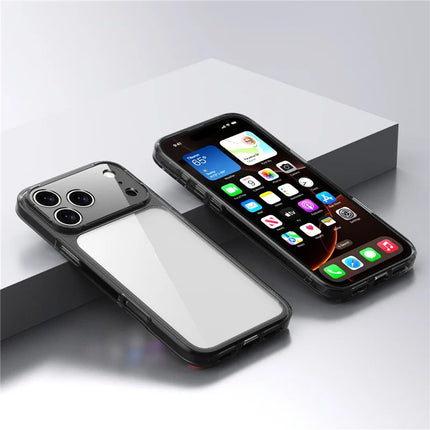 CrystalEdge Clear Hybrid Case for iPhone 17/17 Air/17 Pro/17 Pro Max Shockproof TPU PC Cover