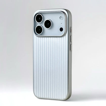 MagSafe 3D Stripe Phone Case iPhone 17–14 Pro Max Shockproof Matte Wireless Charge Cover