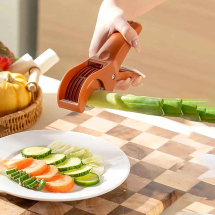 Multifunction Fruit & Vegetable Slicer for Banana, Cucumber & More