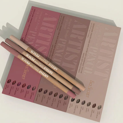 Velora Beauty 6pcs Velvet Matte Lip Liner Set Long Lasting Non Drying Lip Definition Fill Set