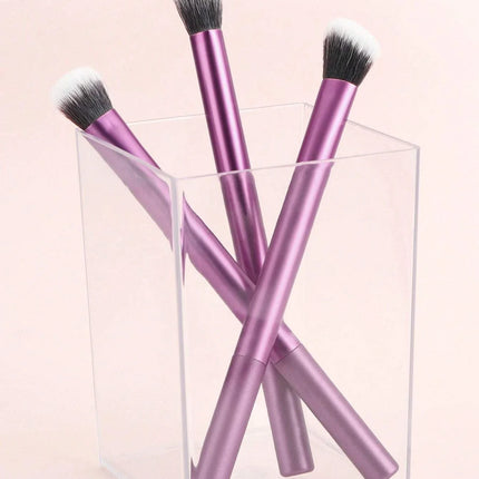 GlowEssence 3-Piece Makeup Brush Set with Gift Box