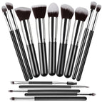 14PCS Silver Black