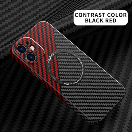 OKEYWOW iPhone carbon fiber case with ultra-thin design and camera protection for models 11 to 17, hard back cover.