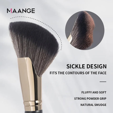 Velora Beauty Angled Blush Bronzer Brush Contour Highlight Cream Powder Makeup Tool