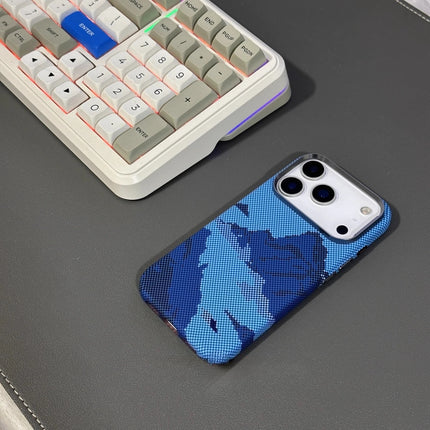OKEYWOW magnetic snow mountain case for iPhone 15/16/17 Pro Max with matte finish, hard PC protection, and MagSafe compatibility.