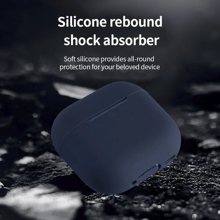 OKEYWOW AirPods 4 silicone protective case for 4th generation models, durable and snug-fitting cover in a sleek design.