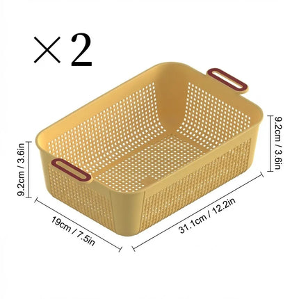 StackEase Plastic Storage Basket for Bedroom & Wardrobe