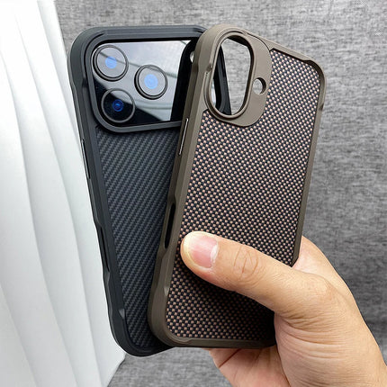 StealthCarbon MagSafe Armor Case for iPhone 17 16 15 Pro Max Frost Shield Cover