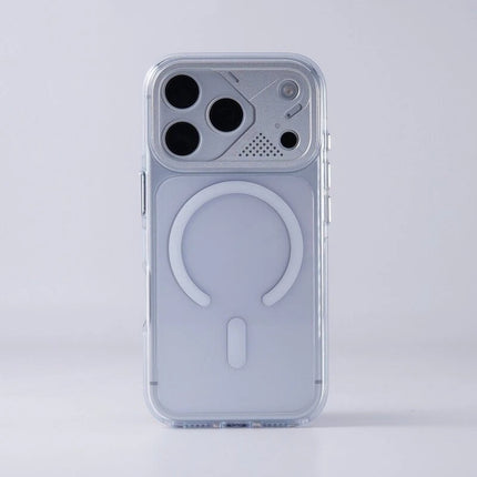 LumiMag Clear Case for iPhone 17 Pro Max/17 Pro MagSafe Metal Lens Protection Hard Cover