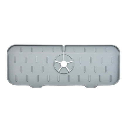 OKEYWOW kitchen silicone faucet mat splash catcher sink absorbent pad on countertop protecting surface
