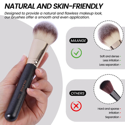 Velora Beauty 7pcs Makeup Brush Set Foundation Powder Concealer Blush Blending Brushes