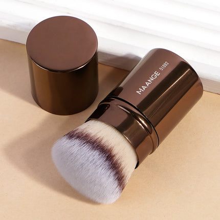 Velora Beauty Retractable Kabuki Brush Foundation Blush Powder Contour Portable Makeup Tool