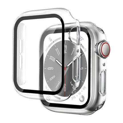 Apple Watch Tempered Glass Case for Series 3–10 & SE (38–46mm) Protective Cover