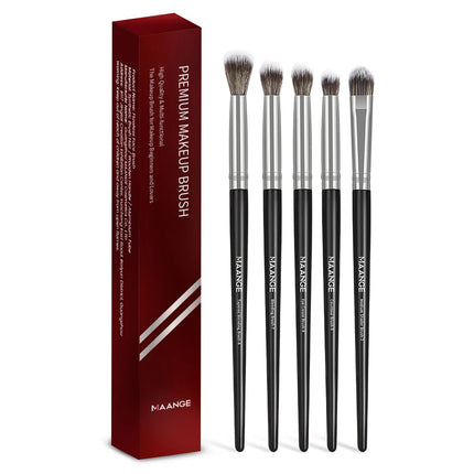 Velora Beauty 5pcs Eyeshadow Brush Set Concealer Shader Soft Bristles Makeup Tools
