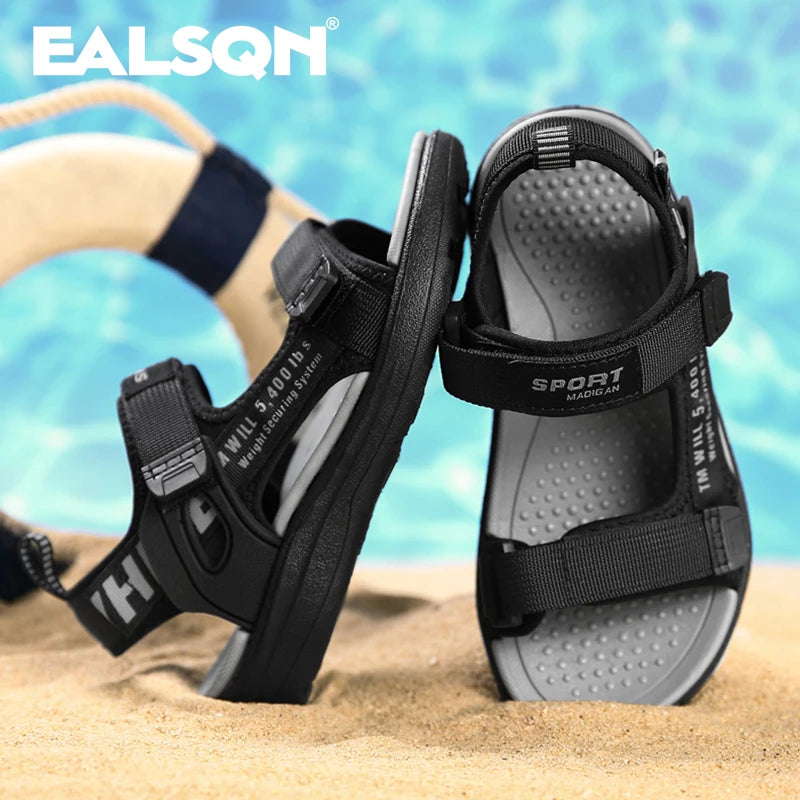 Kids' Summer Sport Sandals: Breathable, Comfortable Beach Shoes with Non-Slip Soft Soles