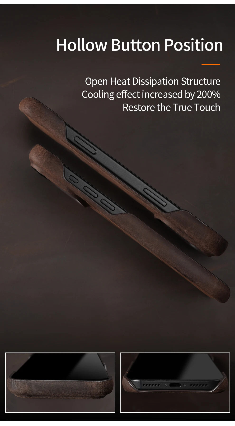 MagSafe Retro Luxury Genuine Pull-Up Leather Case for iPhone 15/16/17 Series (Pro/Pro Max/17 Air) – Magnetic Back Cover