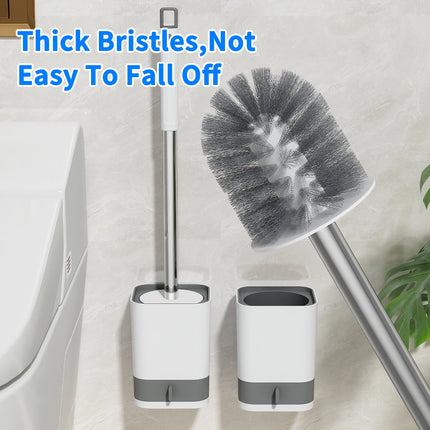 WORTHBUY Wall-Mounted Toilet Cleaning Brush with Holder