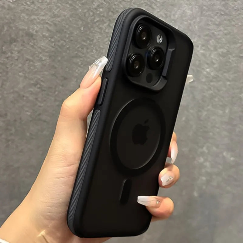 Shockproof Color Bumper Armor For Magsafe Case For iPhone 16 15 14 Plus 13 12 11 Pro Max Hybrid Wireless Charge Clear Cover