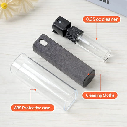 CleanMist 2 in 1 Screen Cleaner Spray with Microfiber Cloth for Phone Tablet Laptop
