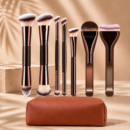ProBlend Dual-Ended Makeup Brush Set for Face & Eyes