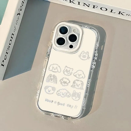 OKEYWOW iPhone cartoon duck case for iPhone 12-17/11/13/14/15/16/SE, shockproof soft cover with fun duck design