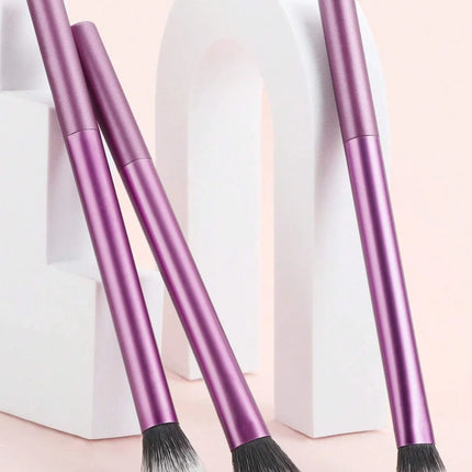 GlowEssence 3-Piece Makeup Brush Set with Gift Box