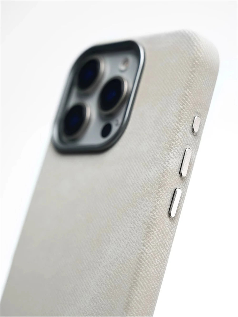 Luxury Fiber Leather Shockproof Case for iPhone 12–17 Series (Pro/Pro Max/Plus) – MagSafe Magnetic Wireless Charging Back Cover