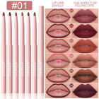 Velora Beauty 6pcs Lip Liner Set Waterproof Long Lasting Non Fade Smooth Color Makeup