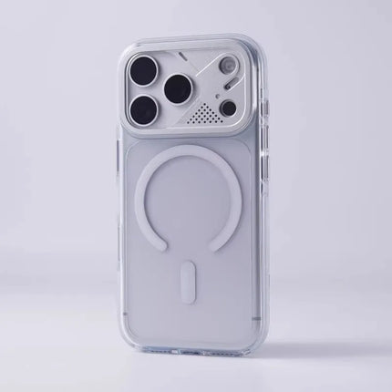 LumiMag Clear Case for iPhone 17 Pro Max/17 Pro MagSafe Metal Lens Protection Hard Cover