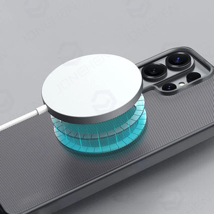 FrostLite Magnetic Armor Case for Samsung Galaxy S26/S25/S24 Ultra Translucent Shockproof Cover