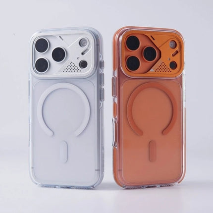 LumiMag Clear Case for iPhone 17 Pro Max/17 Pro MagSafe Metal Lens Protection Hard Cover