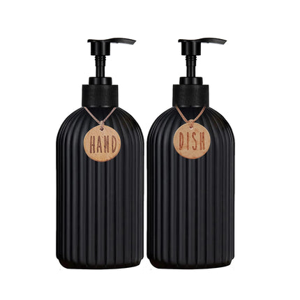 DuoSink 500ml Kitchen Soap Dispenser Set with Tray