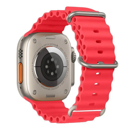 OceanFlex Silicone Sport Band for Apple Watch Ultra 2/Ultra/Series 10/9/8/7/6/SE 38mm–49mm