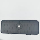 OKEYWOW kitchen silicone faucet mat with absorbent splash catcher and sink drain protector for countertop use.