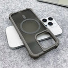 Matte Armor MagSafe Case for iPhone 17/16/15/14/13/12/11 Pro Max Shockproof Cover