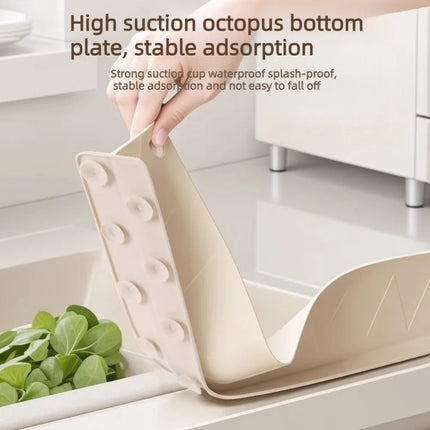 50cm Silicone Sink Splash Guard with Suction Cups