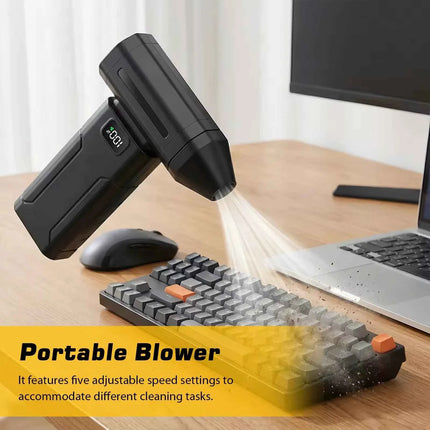 High-Speed Electric Air Duster 130000RPM Rechargeable Turbo Blower
