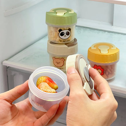 FreshNest Mini Round Food Storage Container with Lid