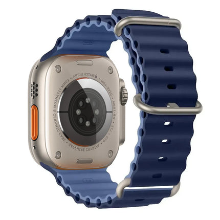 OceanFlex Silicone Sport Band for Apple Watch Ultra 2/Ultra/Series 10/9/8/7/6/SE 38mm–49mm