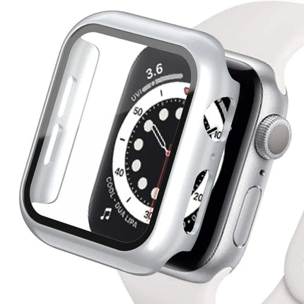WatchGuard Glass Case for Apple Watch Ultra 2/Series 9/8/7/6/SE 41mm–49mm Screen Protector Cover