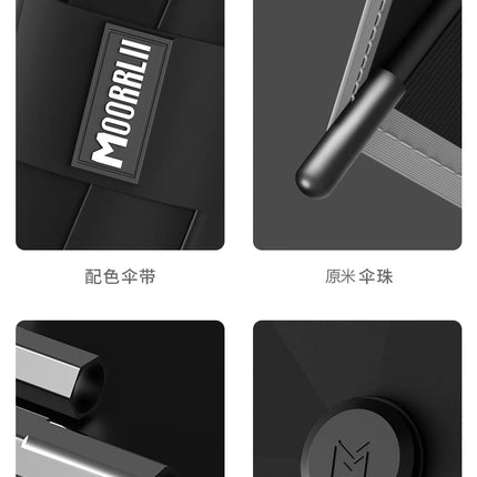 MOORRLII Windproof Inverted Folding Umbrella Automatic Lightweight Strong Luxury Rain Parasol